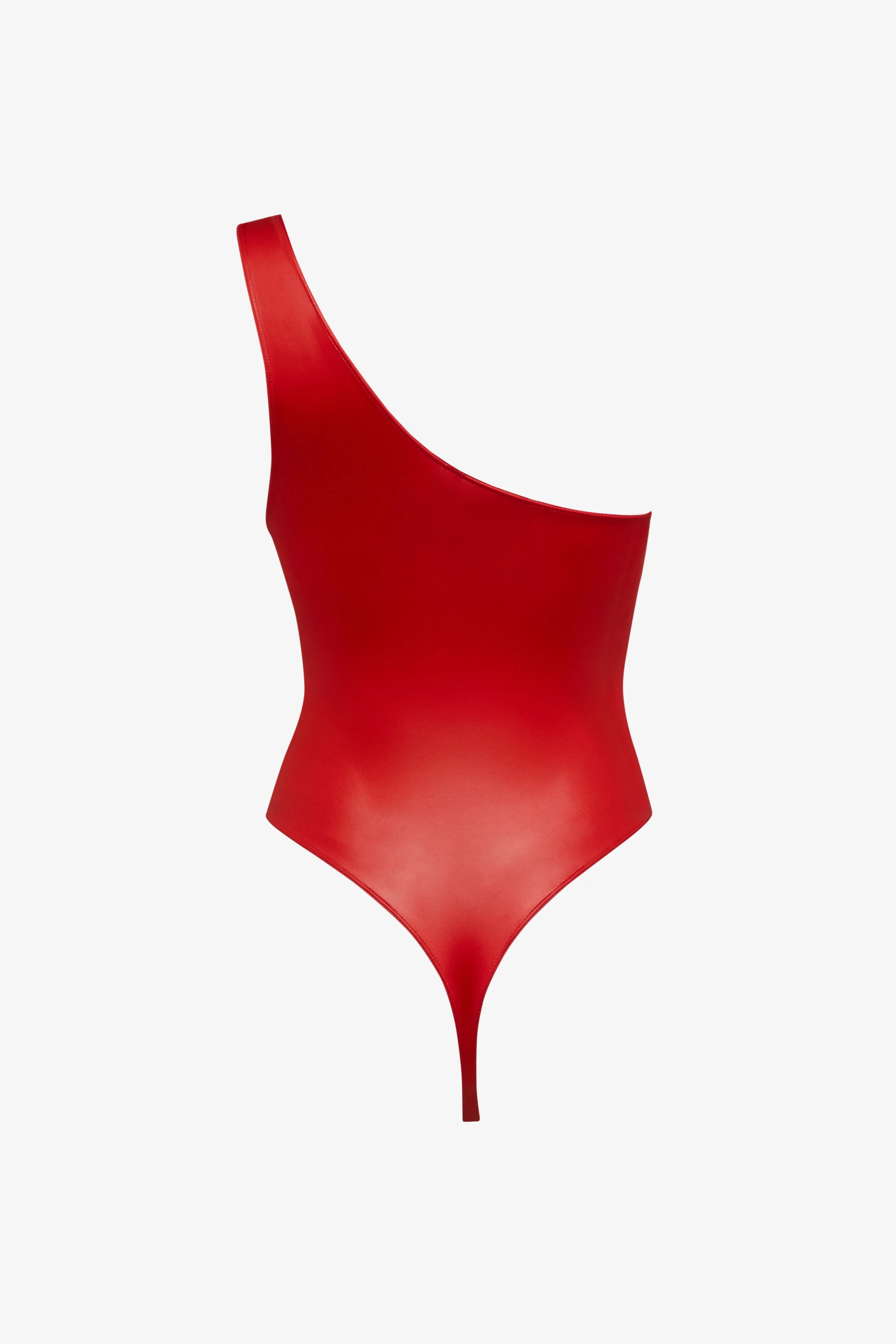 Asymmetrical One-Piece Swimsuit - Splash - Image 3