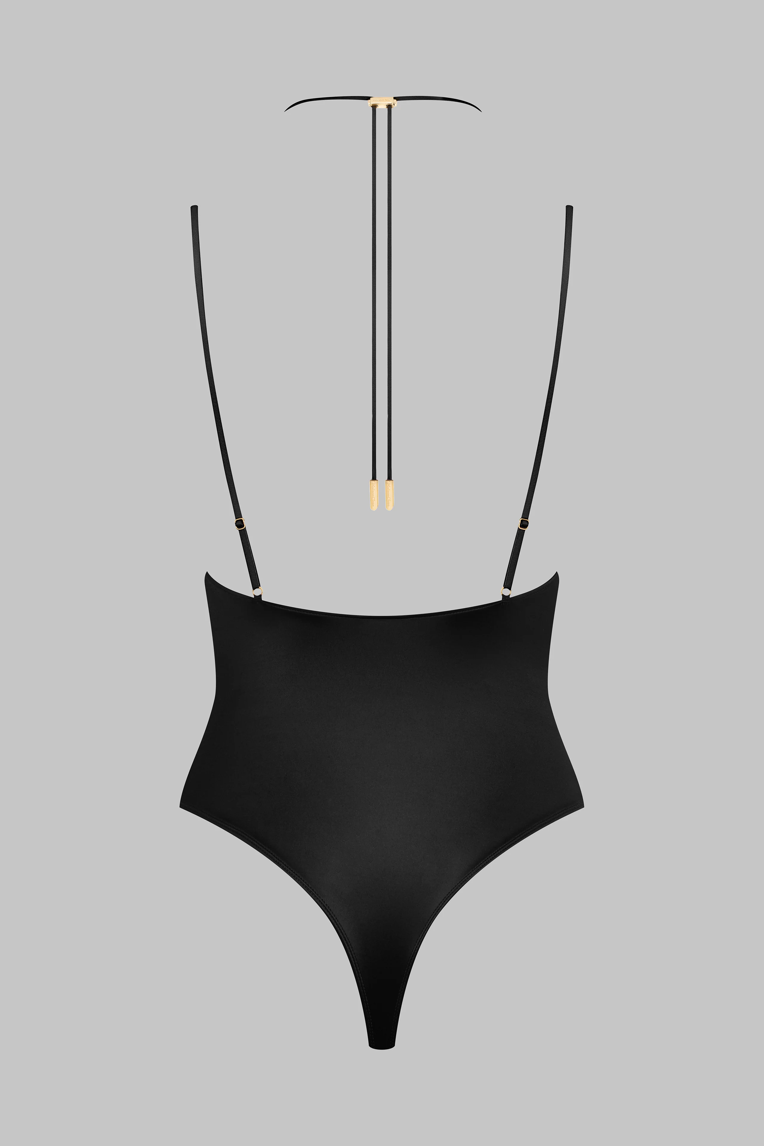 Thong bodysuit with straps - French Kiss - Image 3